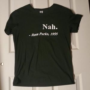 Black "Nah" T-Shirt
